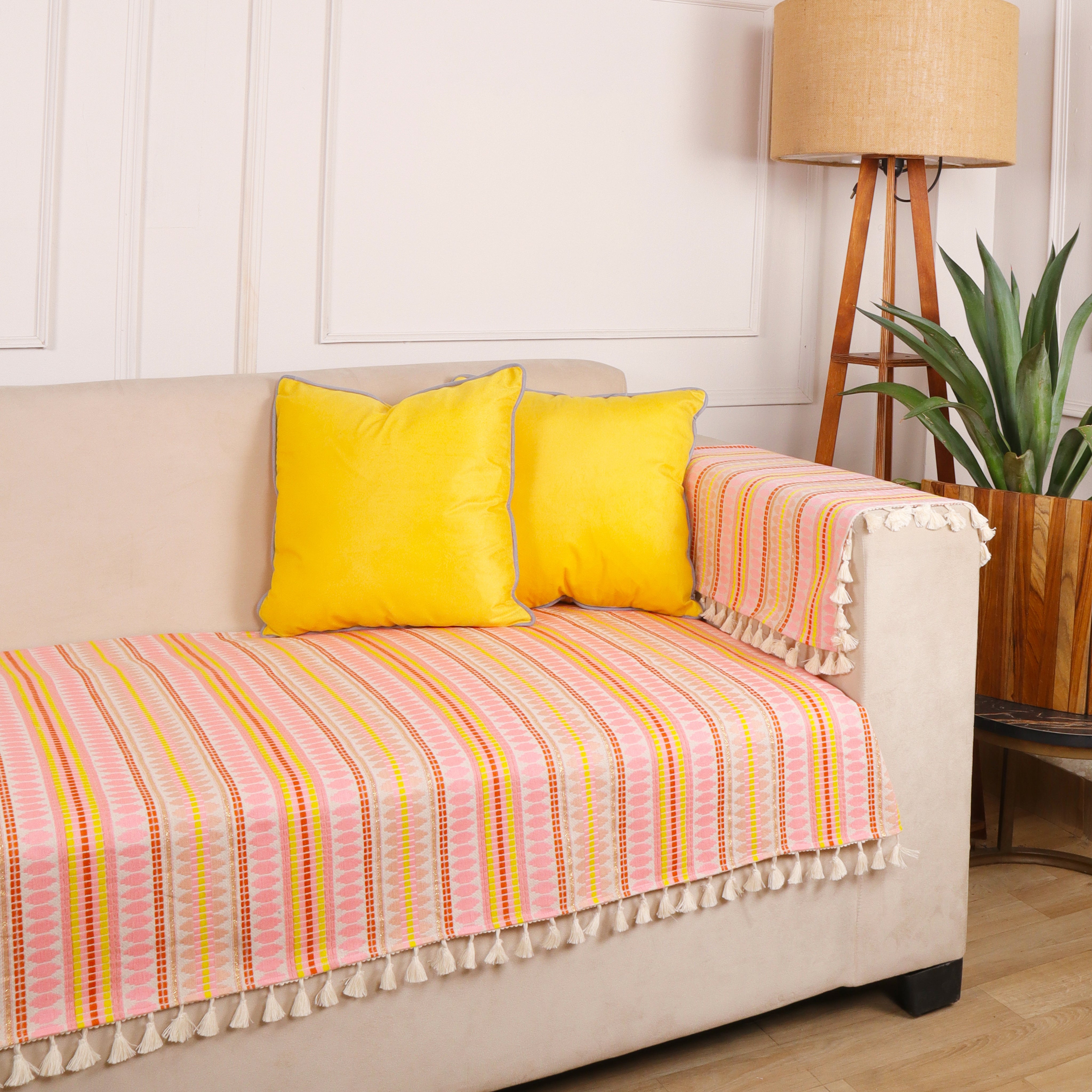 3 Seater Half (70x30 Inch),Pink