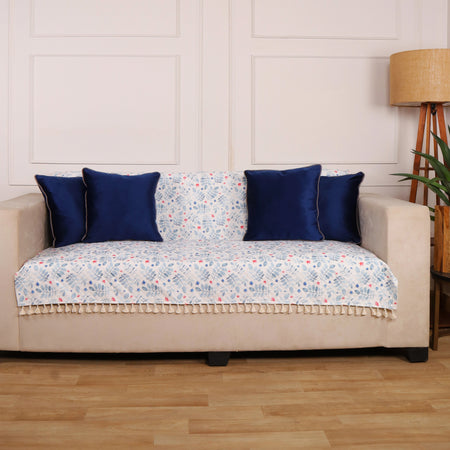 1 Seater Full (24x60 Inch),White (Leafpile)