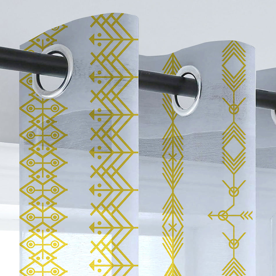 Sheer Sunshine Curtain for living room and Bedroom - 7 Feet