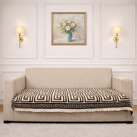 1 Seater Half (24x30 Inch),Brown
