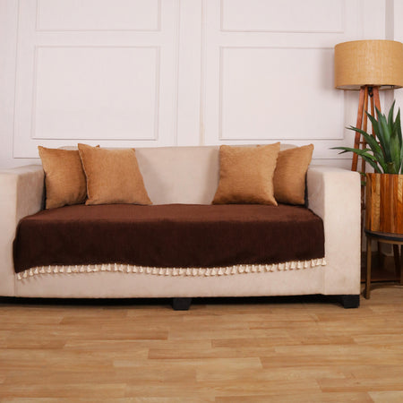 2 Seater Half (48x30 Inch),Brown