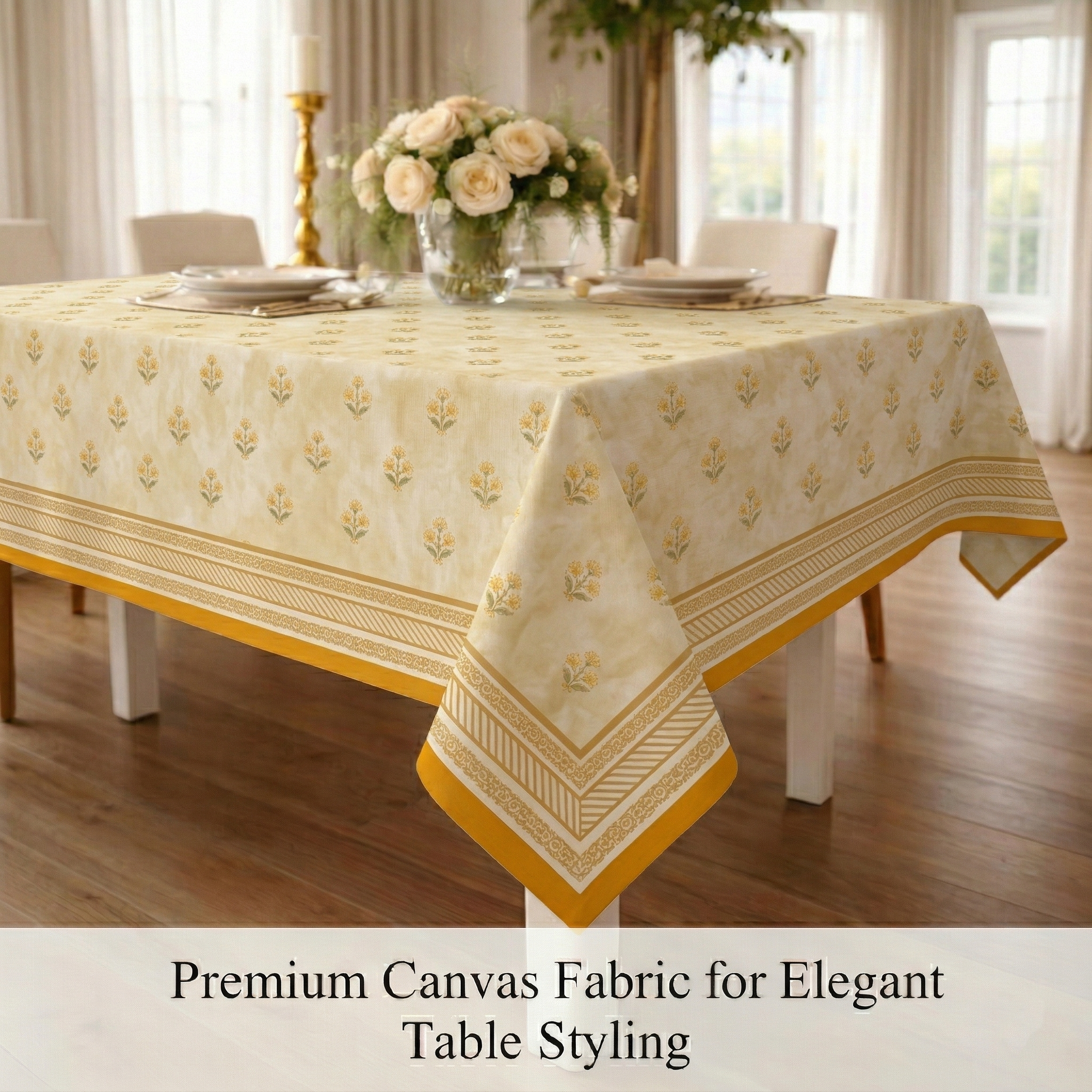 60x90 Inches (Fits 6–8 Seater),Chitravan