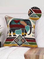 Load image into Gallery viewer, Polycotton Tufted Cushion Cover | Pack of 1 | Ideal for sofas, beds, and lounge chairs
