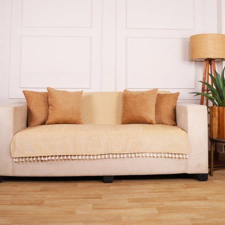 2 Seater Full (48x60 Inch),Light Beige