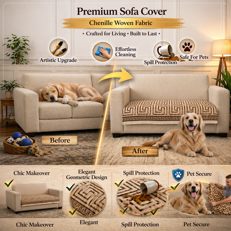 1 Seater Half (24x30 Inch),Light Brown