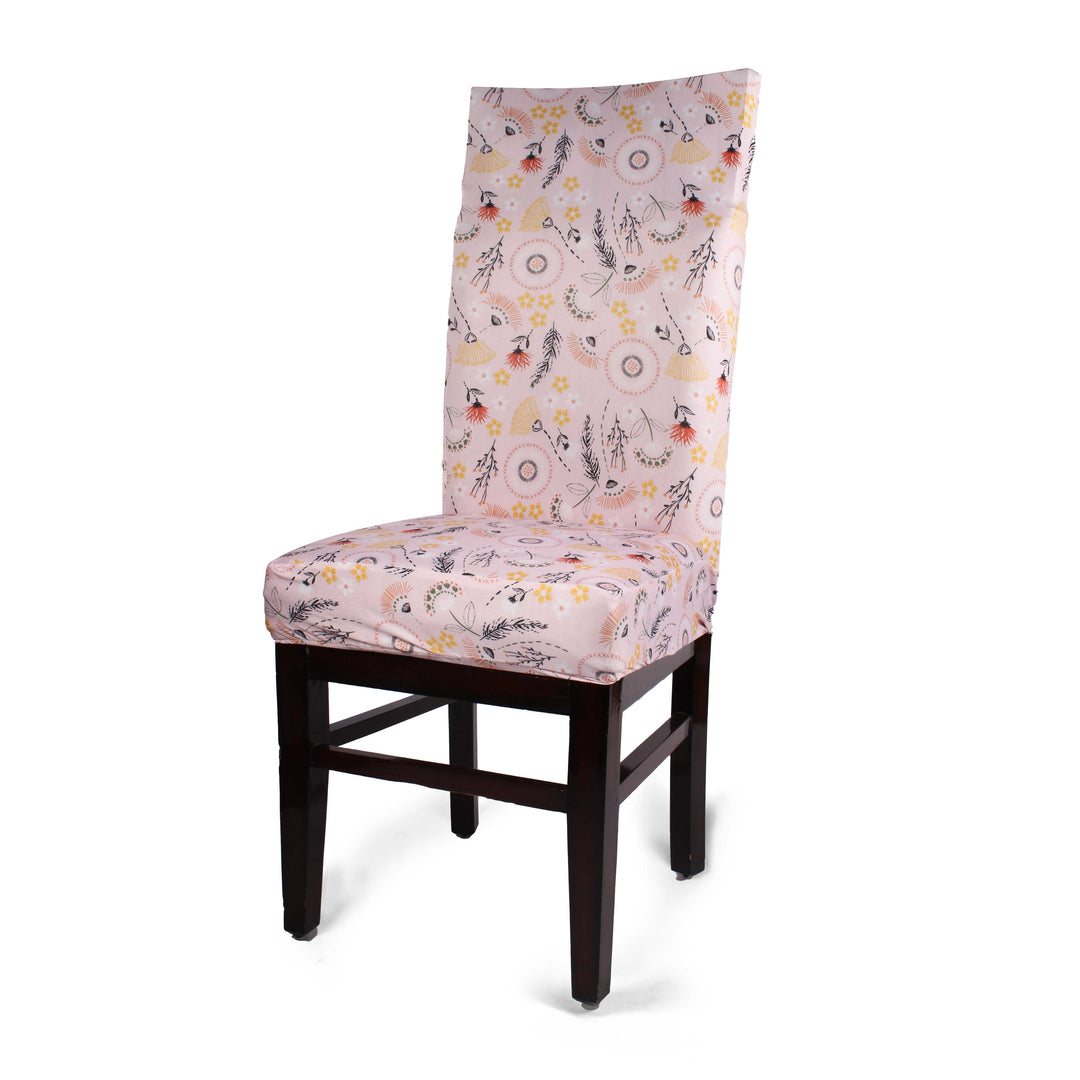 Spring Stretchable/Spandex Printed Chair SlipCover