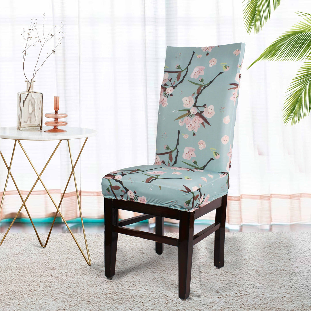Cherry Blossom Stretchable/Spandex Printed Chair Cover