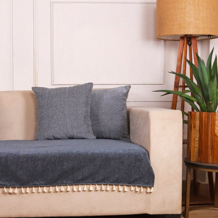 3 Seater Half (70x30 Inch),Dark Grey