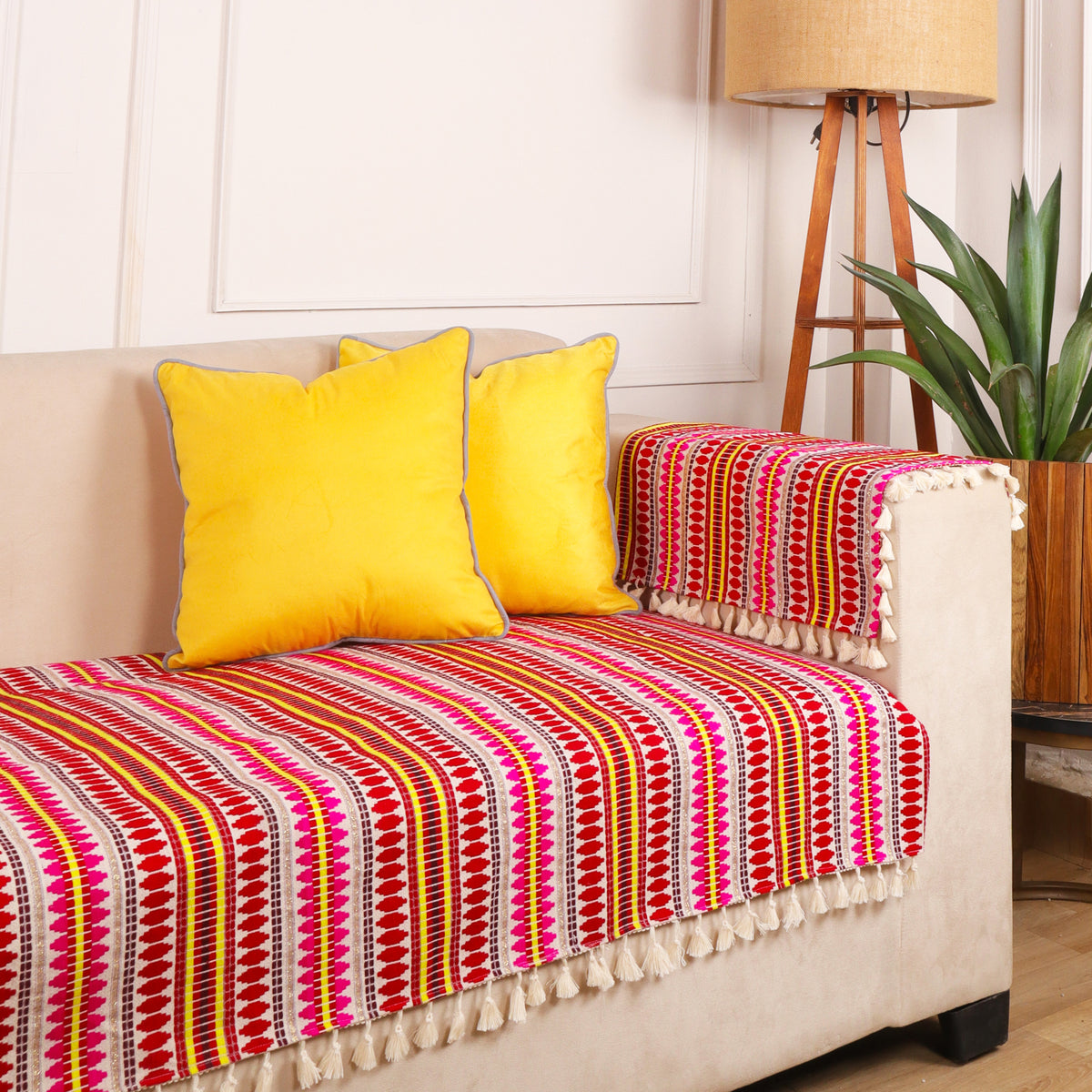 2 Seater Half (48x30 Inch),Red