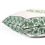 Load image into Gallery viewer, Both Side Block Print Spring Paisley Green Cushion Cover Set of 2
