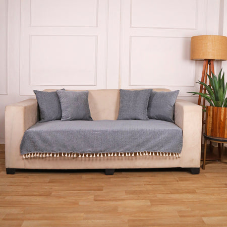 1 Seater Half (24x30 Inch),Light Grey