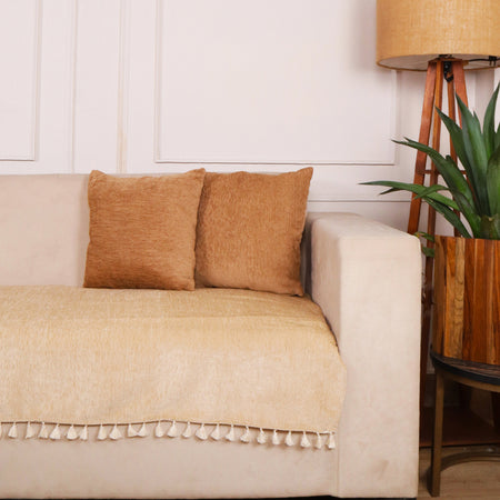 1 Seater Half (24x30 Inch),Light Beige