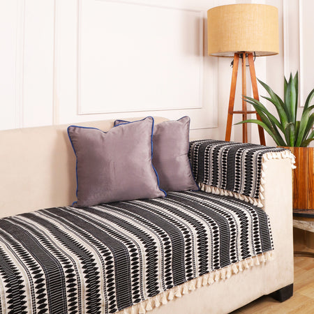 2 Seater Half (48x30 Inch),Black