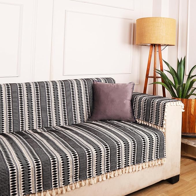 3 Seater Sofa Cover + 6 Chair Covers,Midnight