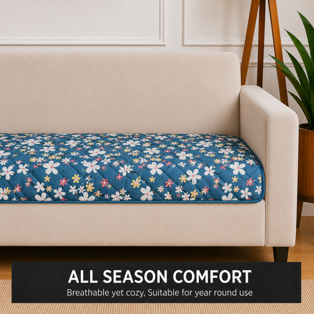 3 Seater (70x30 Inch),Sunnyblossom