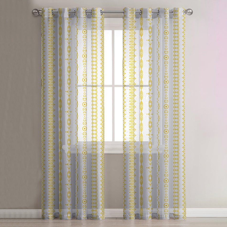Sheer Sunshine Curtain for living room and Bedroom - 7 Feet