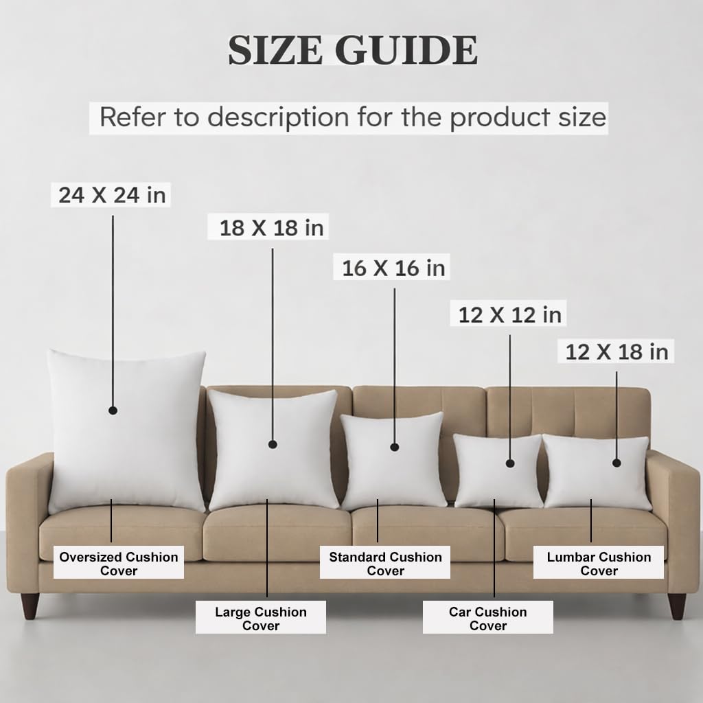 Set of 5 (16x16 inches),Beige
