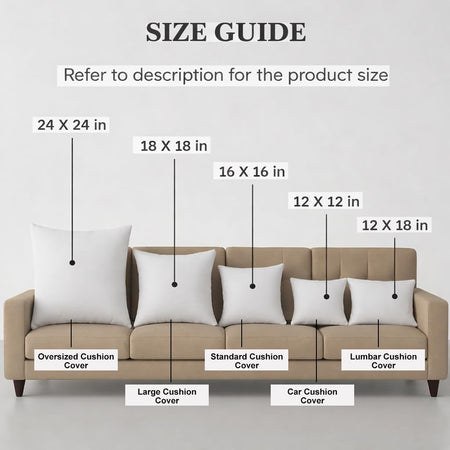 Set of 5 (16x16 inches),Beige