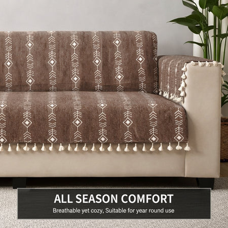 2 Seater Full (48x60 Inch),Beige (Arrow)
