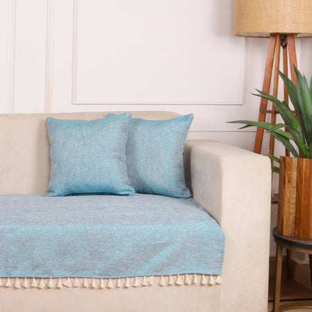1 Seater Half (24x30 Inch),Turquoise