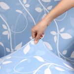 Load image into Gallery viewer, White Leaf Wave Stretchable/Spandex Printed  Chair Cover