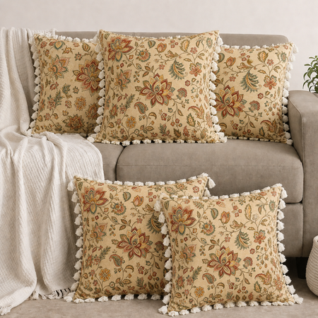 Set of 5 (16 x 16 in),Beige(Velmora)