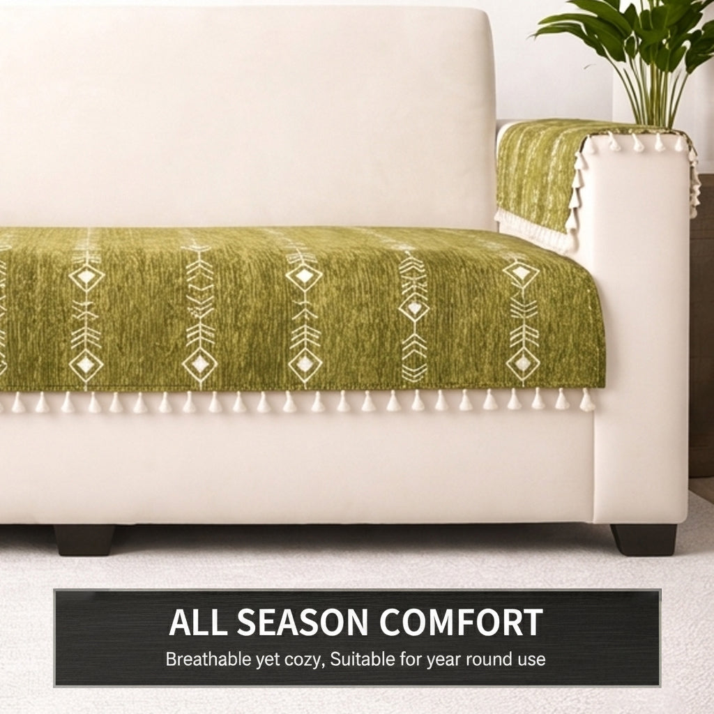 3 Seater Half (70x30 Inch),Green