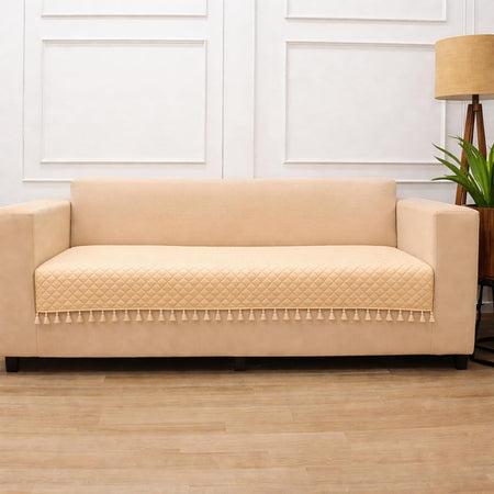 3 Seater + 16x16 Inches (set of 5),beige