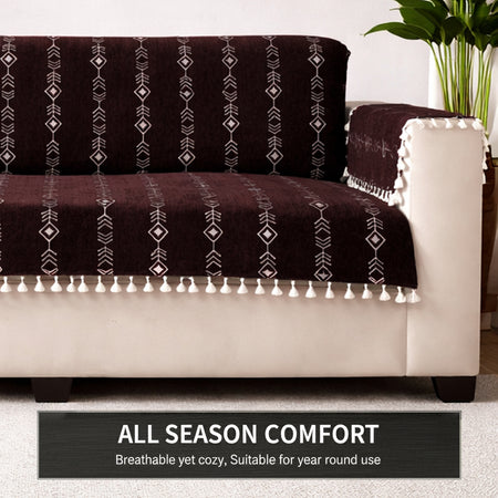 4 Seater Full (96x60 Inch),Brown (Arrow)
