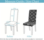 Load image into Gallery viewer, Cross Hatching Stretchable/Spandex Printed  Chair Cover