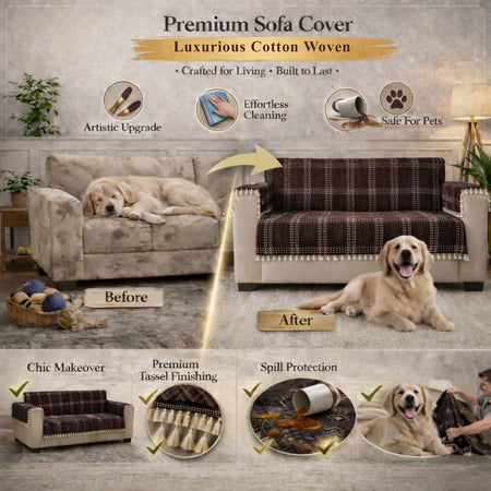 4 Seater Half (96x30 Inch),Brown