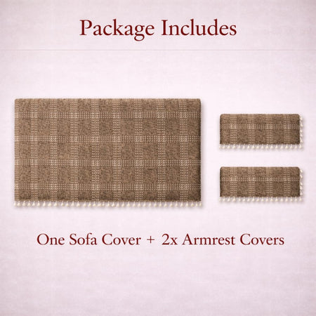 3 Seater Half (70x30 Inch),Beige