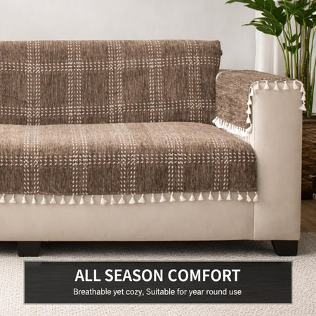 3 Seater Full (70x60 Inch),Beige