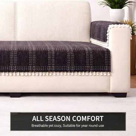 4 Seater Half (96x30 Inch),Black