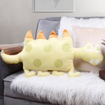 Load image into Gallery viewer, Addorable Cuddly and Perfect Plush Cute Shaped Cushion for all ages - Dino Yellow
