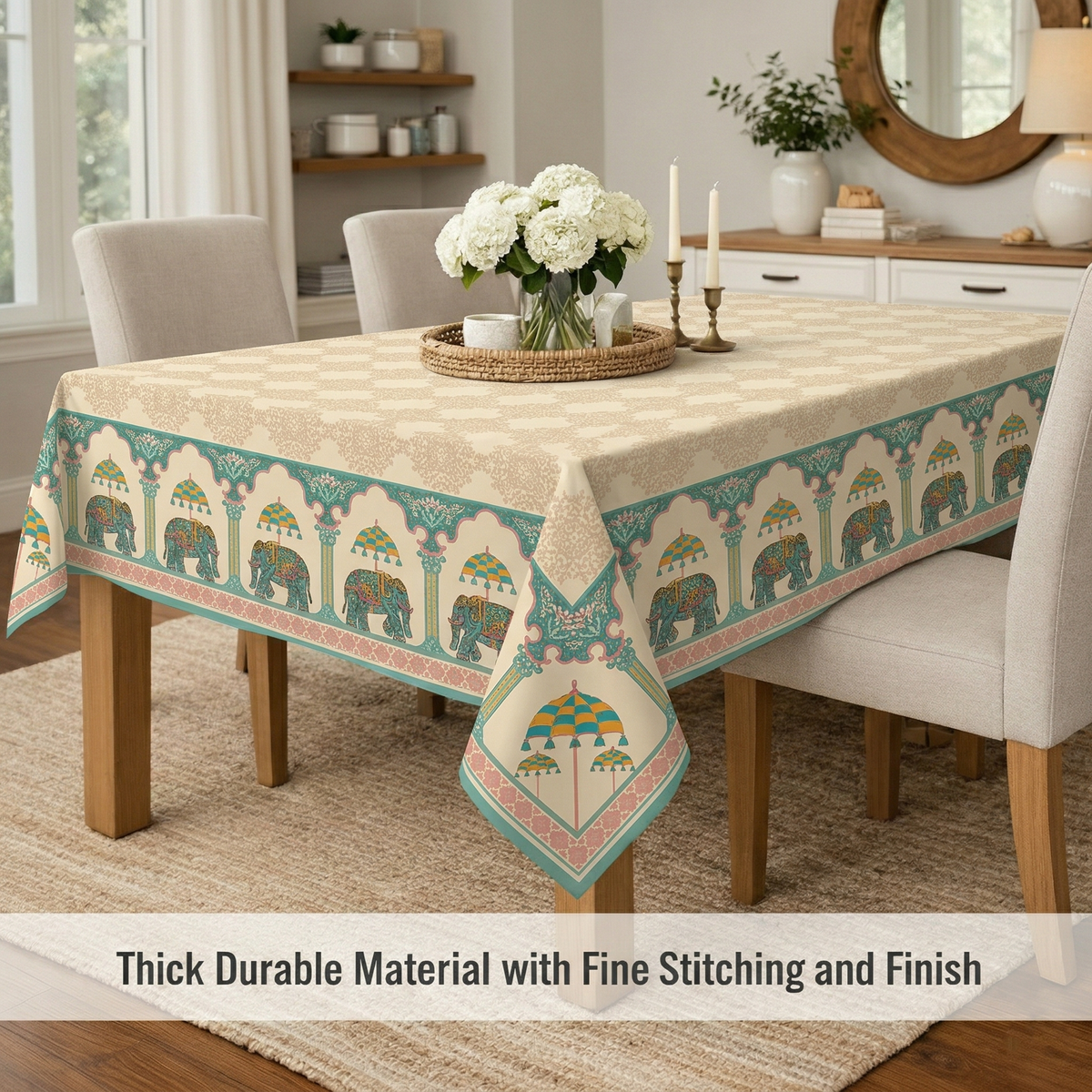 54x78 Inches (Fits 4–6 Seater)