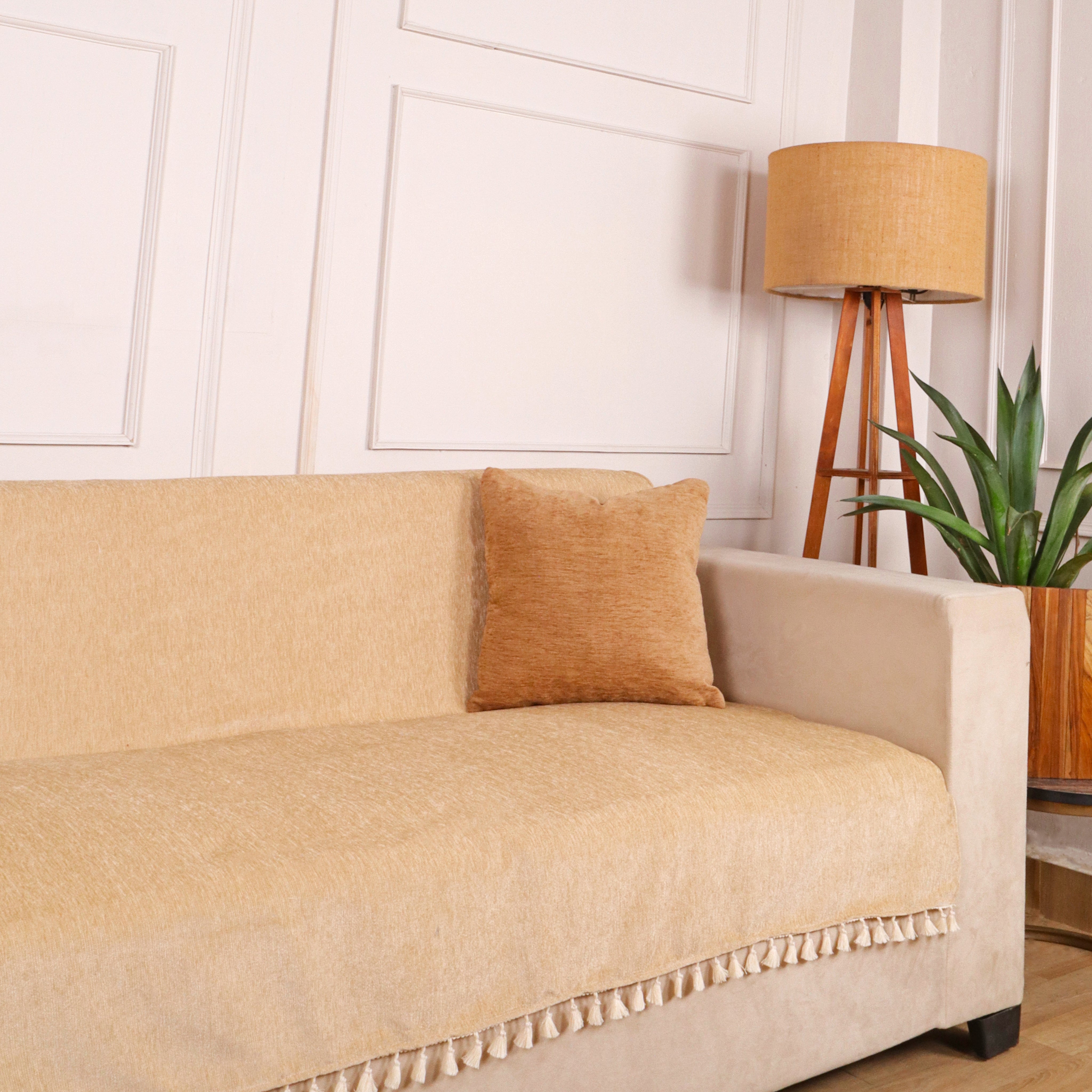 1 Seater Full (24x60 Inch),Light Beige