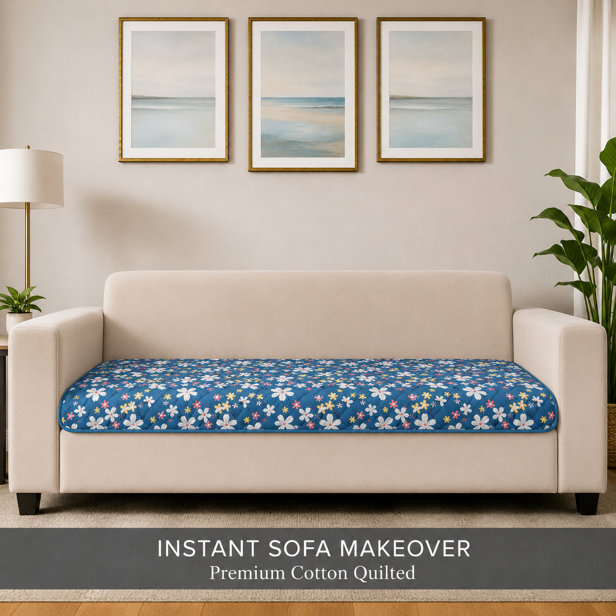 2 Seater (48x30 Inch),Sunnyblossom