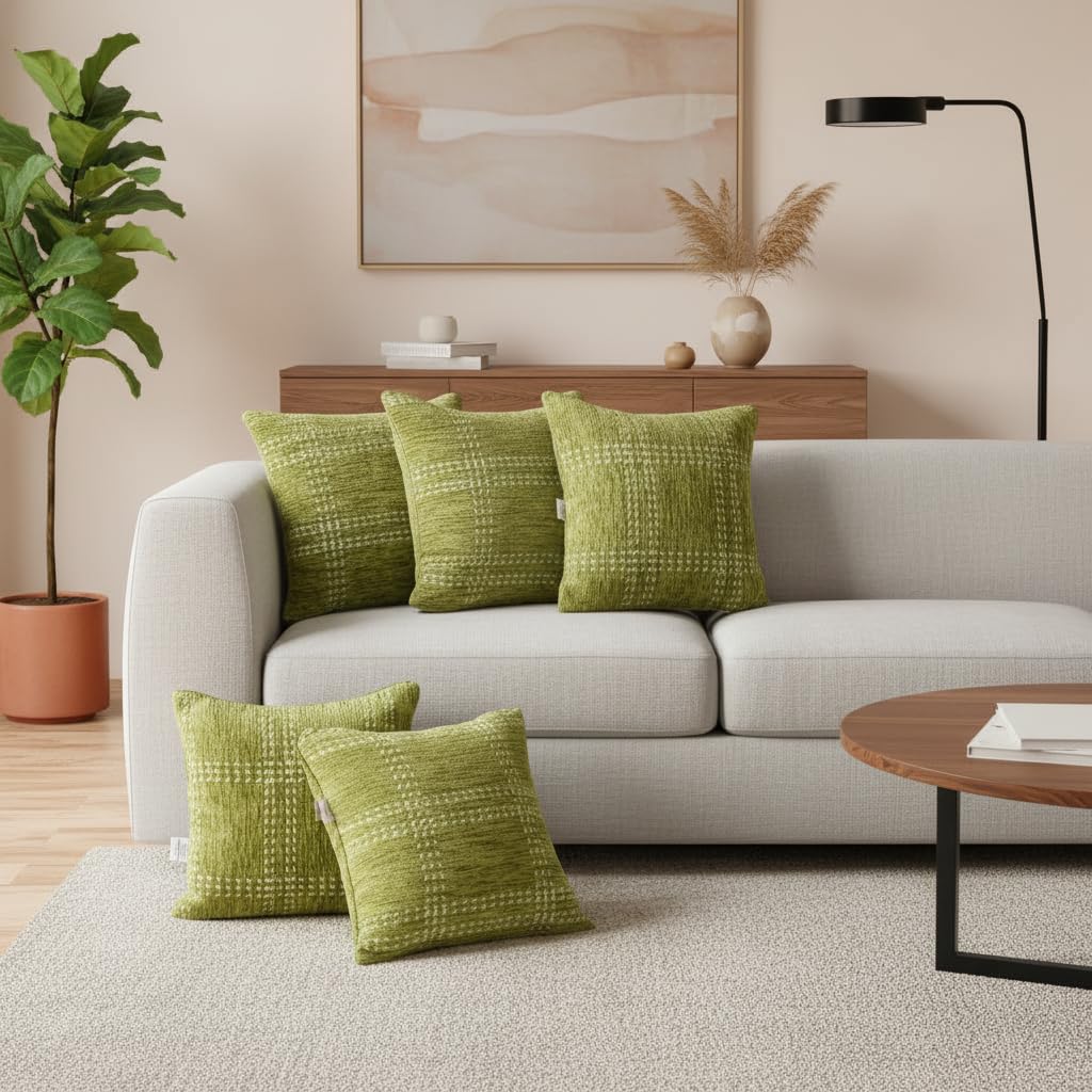 Set of 5 (16x16 inches),Green