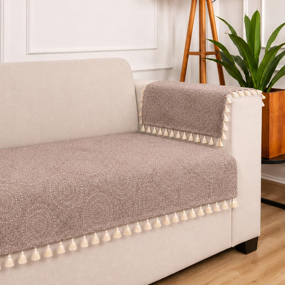 1 Seater Half (24x30 Inch),Beige