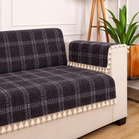 3 Seater Full (70x60 Inch),Black
