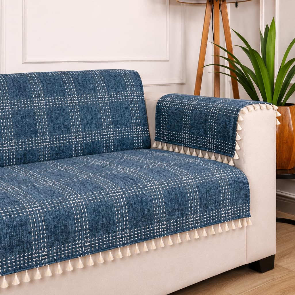 3 Seater Full (70x60 Inch),Blue