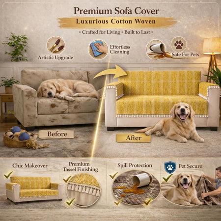 1 Seater Half (24x30 Inch),Yellow