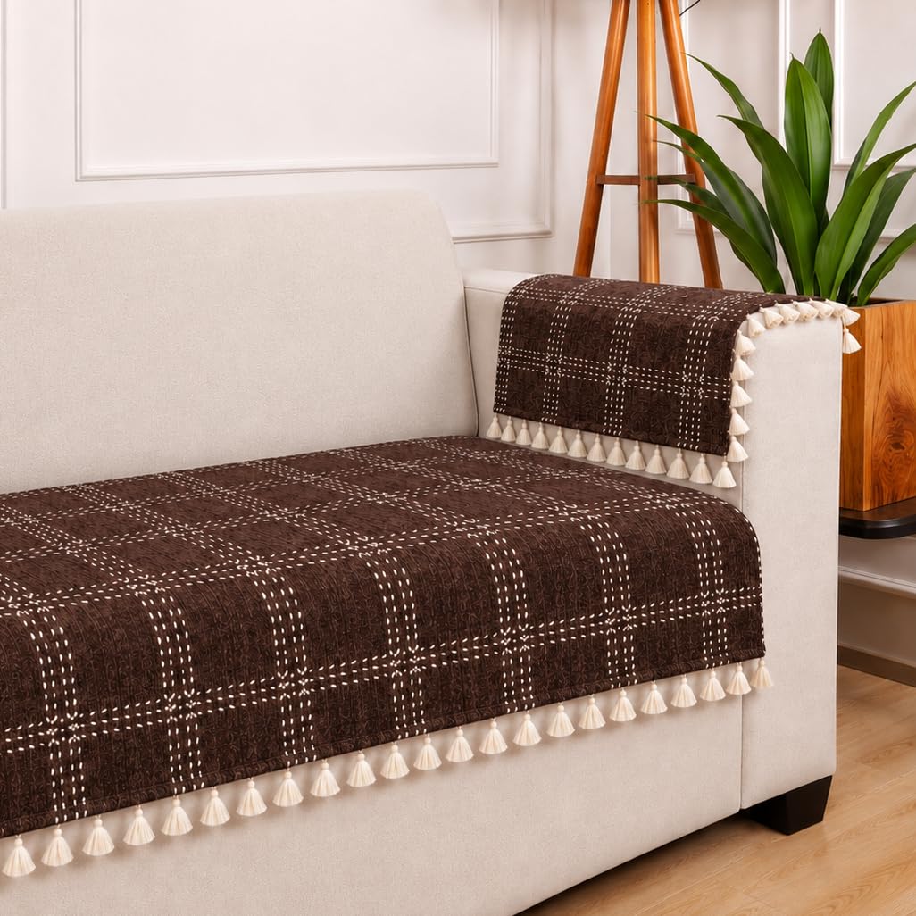 2 Seater Half (48x30 Inch),Brown