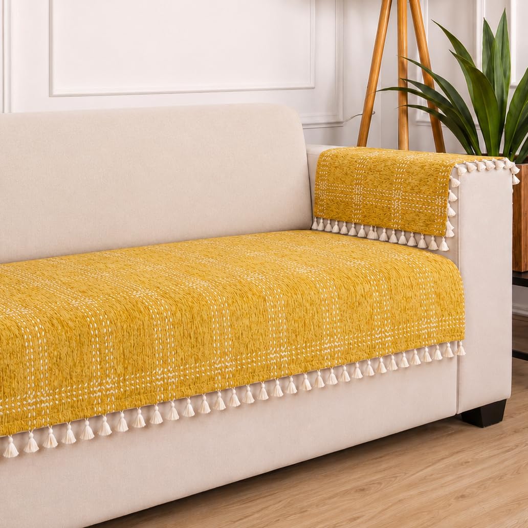 1 Seater Half (24x30 Inch),Yellow