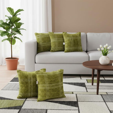 Set of 5 (16x16 inches),Green