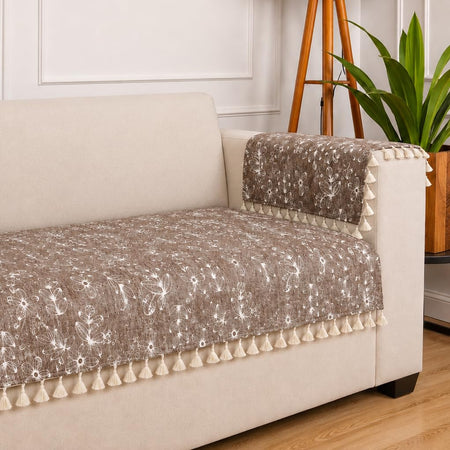3 Seater Half,Beige