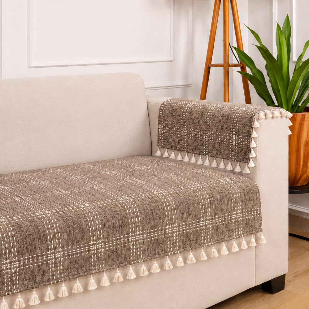2 Seater Half (48x30 Inch),Beige