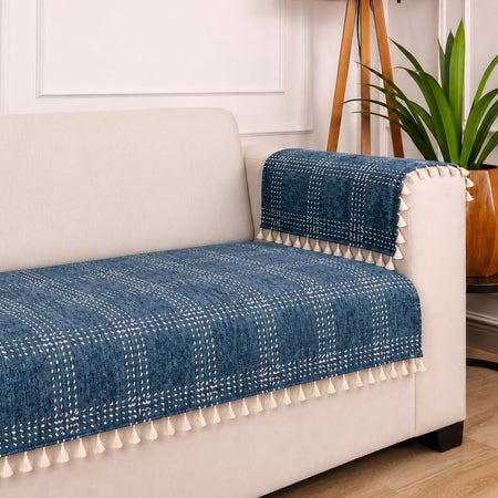 1 Seater Half (24x30 Inch),Blue