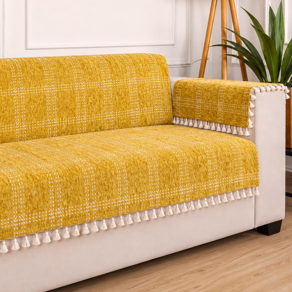 2 Seater Full (48x60 Inch),Yellow